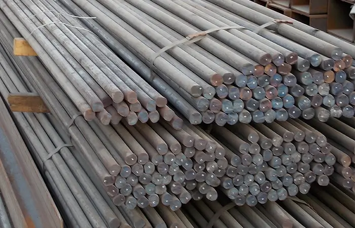 Alloy Steel B7 Round Bar Warehouse Image - Euro Steel Bars
