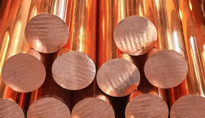 Copper Nickel 90 10 Round Bar Warehouse Image - Euro Steel Bars