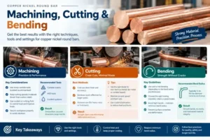 Copper Nickel Round Bar Machining, Cutting & Bending - Euro Steel Bars