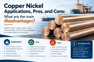 Copper Nickel applications, pros, and cons - What are the main disadvantages of Copper Nickel - Euro Steel Bars