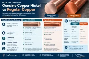 How to identify genuine copper nickel vs regular copper - Euro Steel Bars