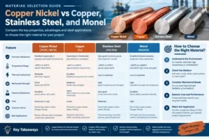 Material Selection Guide Copper Nickel vs Copper, Stainless Steel, and Monel - Euro Steel Bars