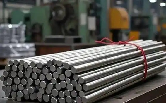 Titanium Grade 5 Round Bar Warehouse Image - Euro Steel Bars